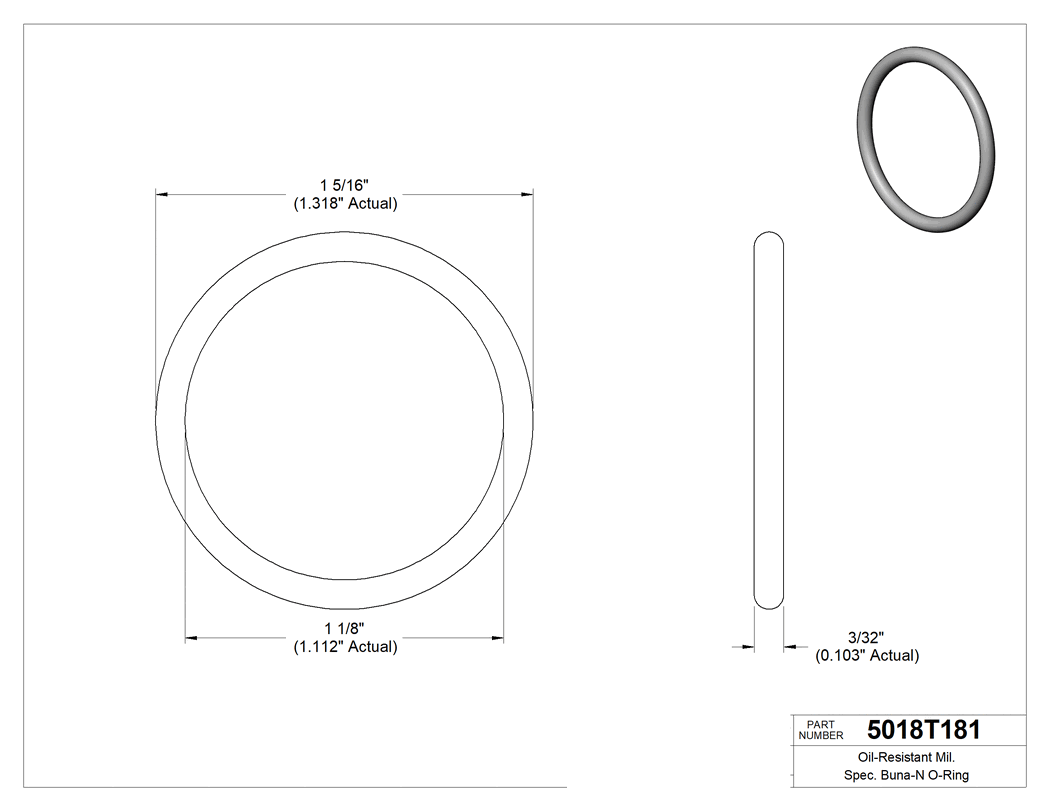Technical drawing - 5018T181